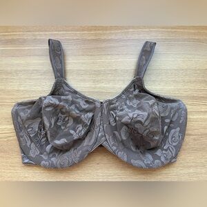 Wacoal 85567 Full Coverage Lace Underwire Bra Women’s 40DD Taupe
